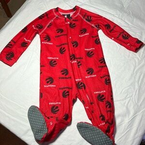 Toronto Raptors footie pajamas size 18M